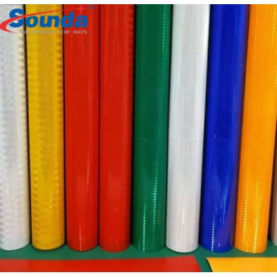 PVC Plastic Infrared Retro Transparent Reflective Sheeting Film Material